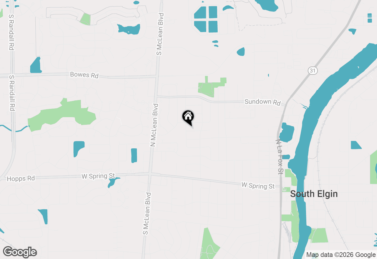 Map of 920 Gerald Avenue, South Elgin, IL 60177