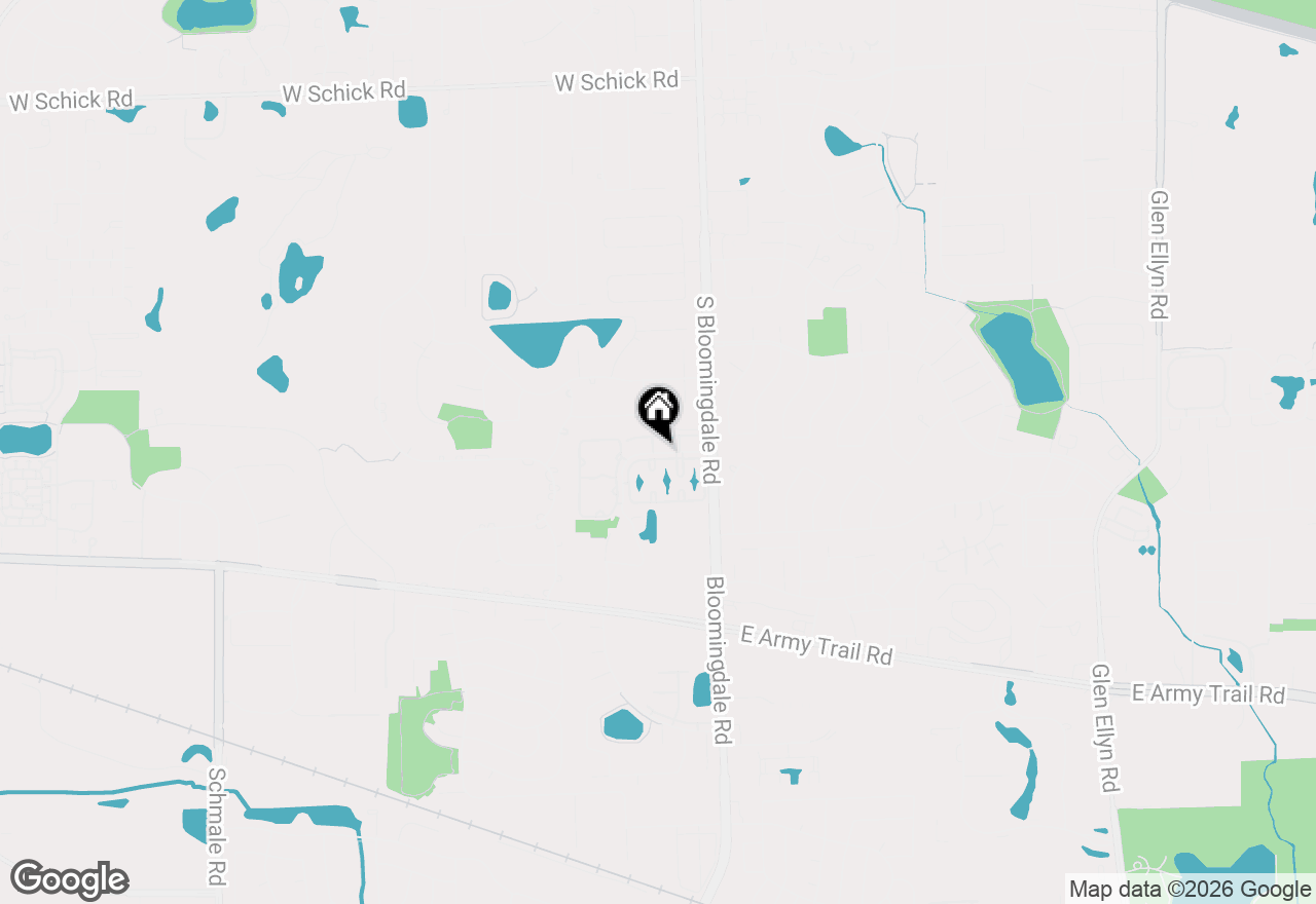 Map of 170 Dunteman Drive #301, Glendale Heights, IL 60139