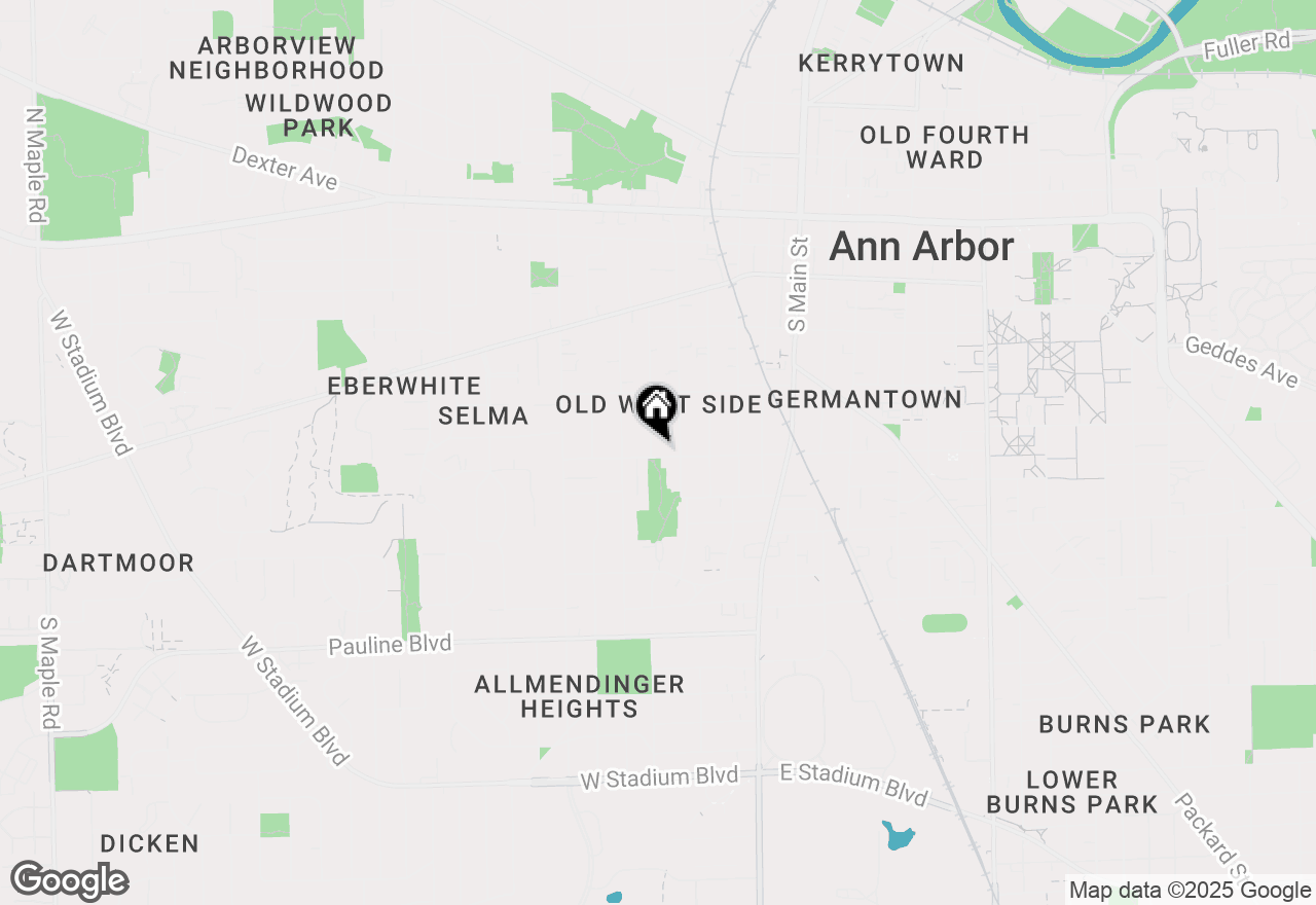 Map of 520 W Madison Street, Ann Arbor, MI 48103