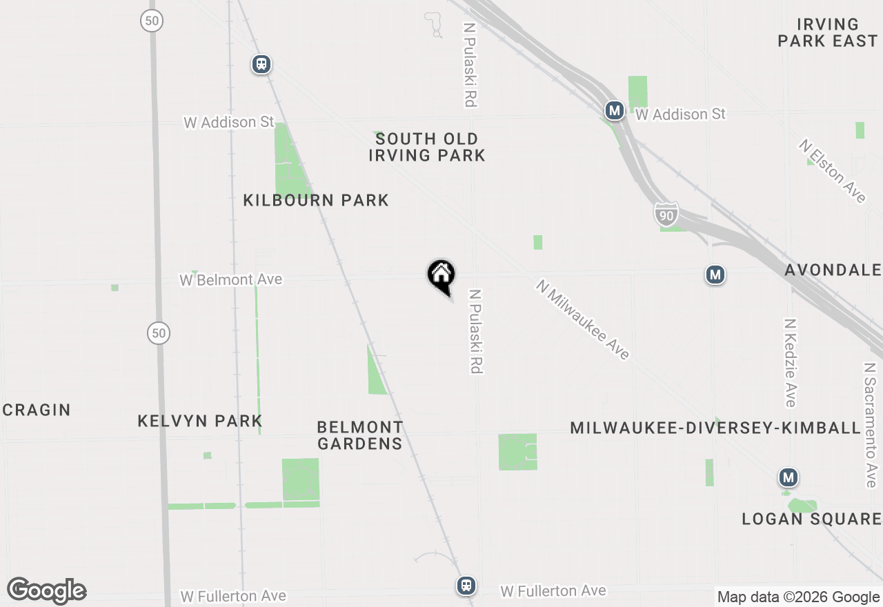 Map of 3117 N Karlov Avenue, Chicago, IL 60641