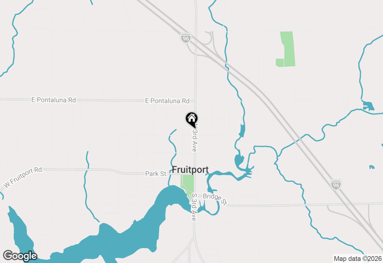 Map of 259 N 3rd Avenue, Fruitport, MI 49415