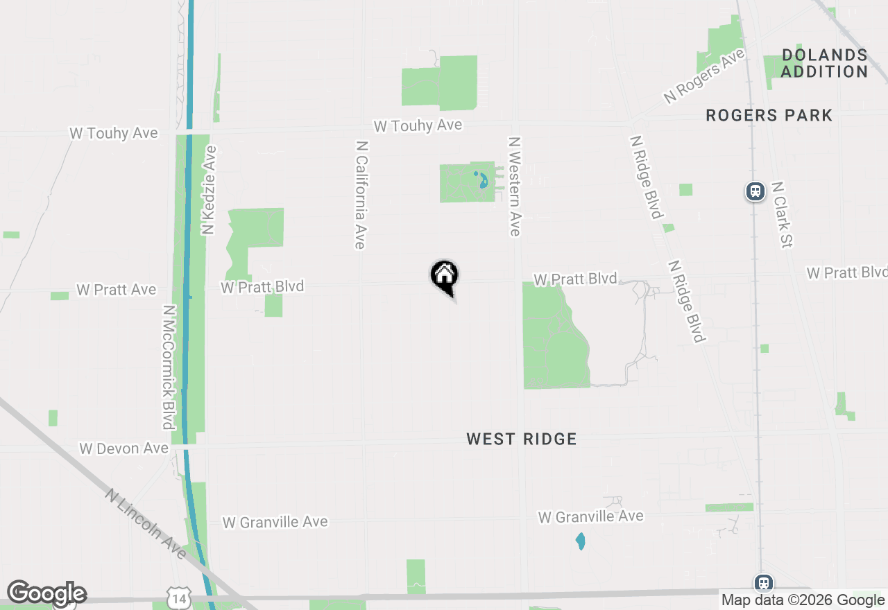 Map of 6725 N Rockwell Street, Chicago, IL 60645