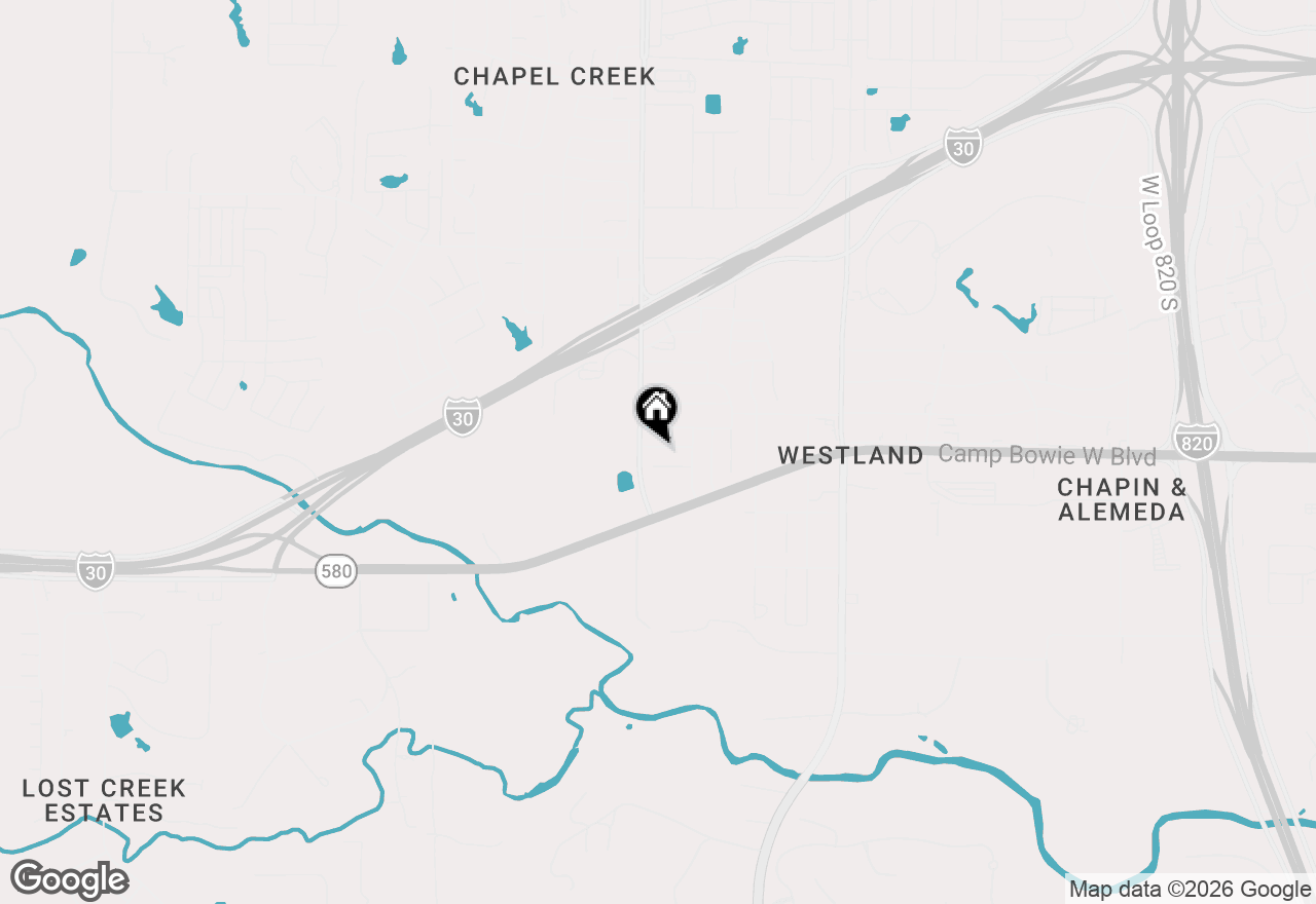 Map of 10133 Chapel Glen Terrace, Fort Worth, TX 76116