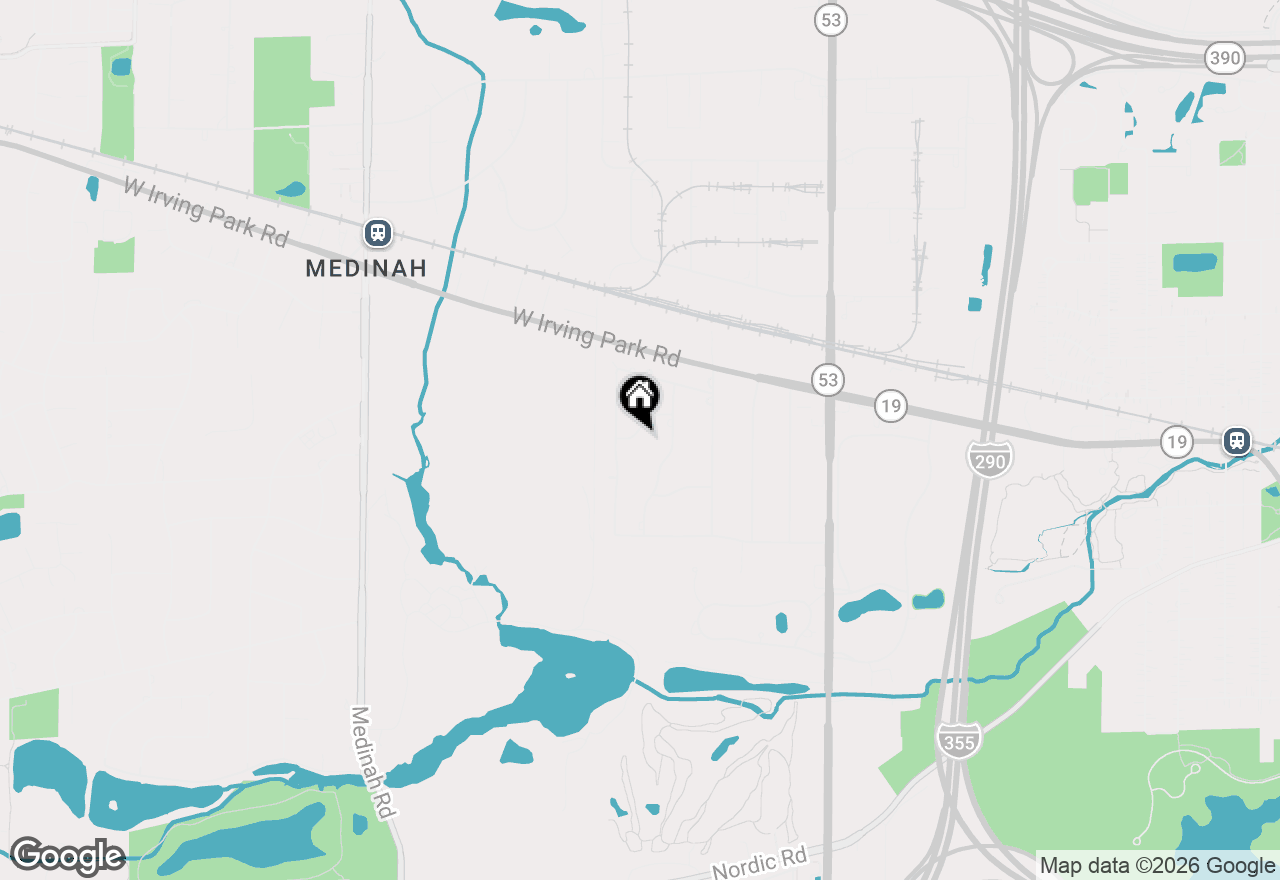 Map of 21W325 Sunnyside Drive, Itasca, IL 60143