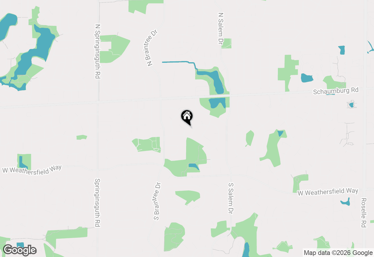 Map of 133 Lela Lane, Schaumburg, IL 60193