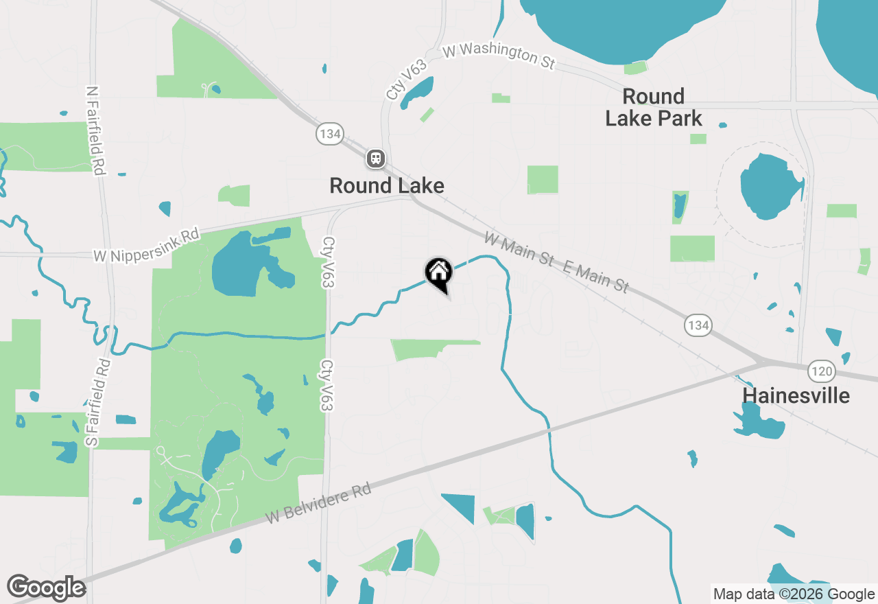 Map of 312 W Treehouse Lane, Round Lake, IL 60073