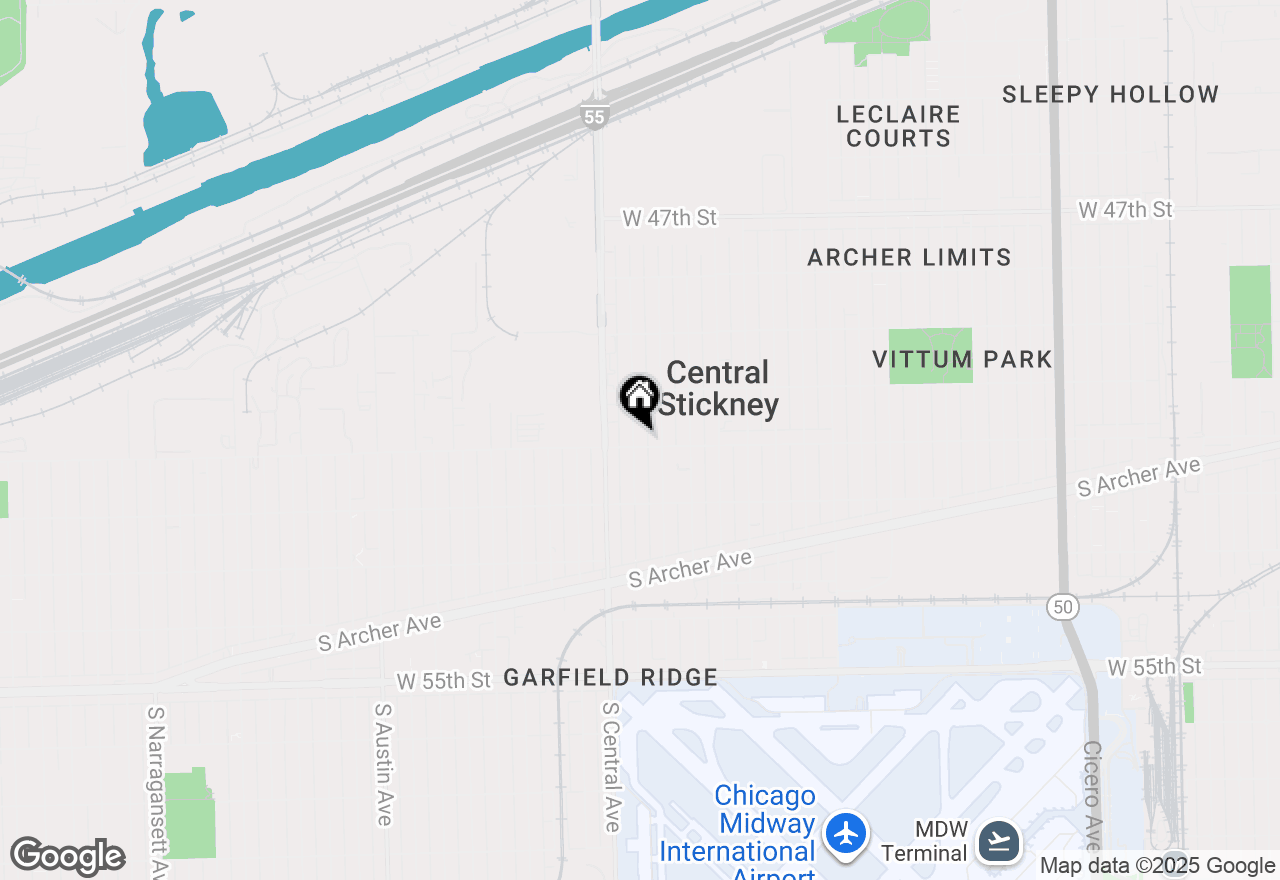 Map of 5053 S Luna Avenue, Chicago, IL 60638