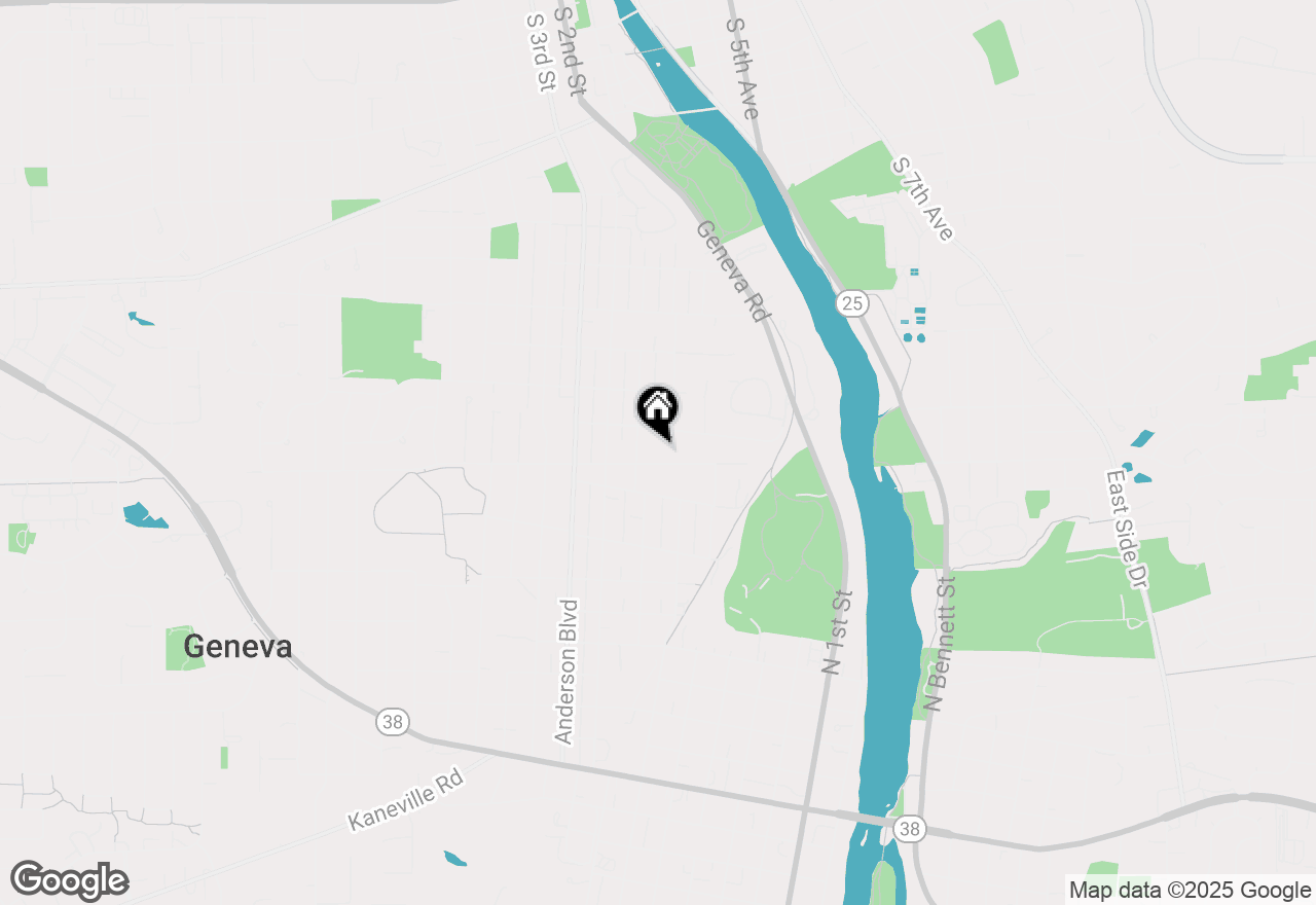 Map of 72 Gray Street, St. Charles, IL 60174