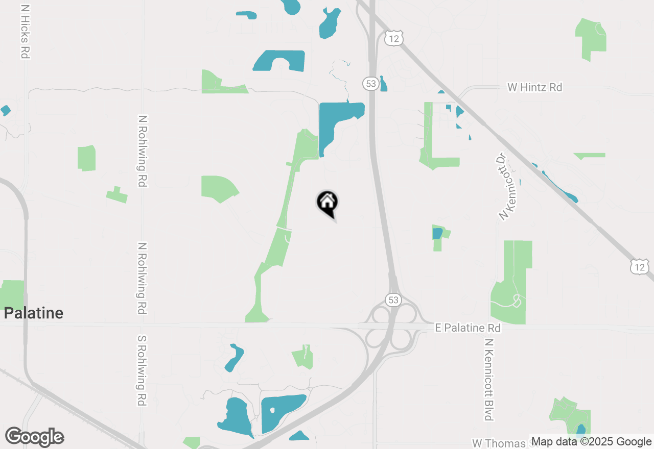 Map of 1426 E Anderson Drive, Palatine, IL 60074