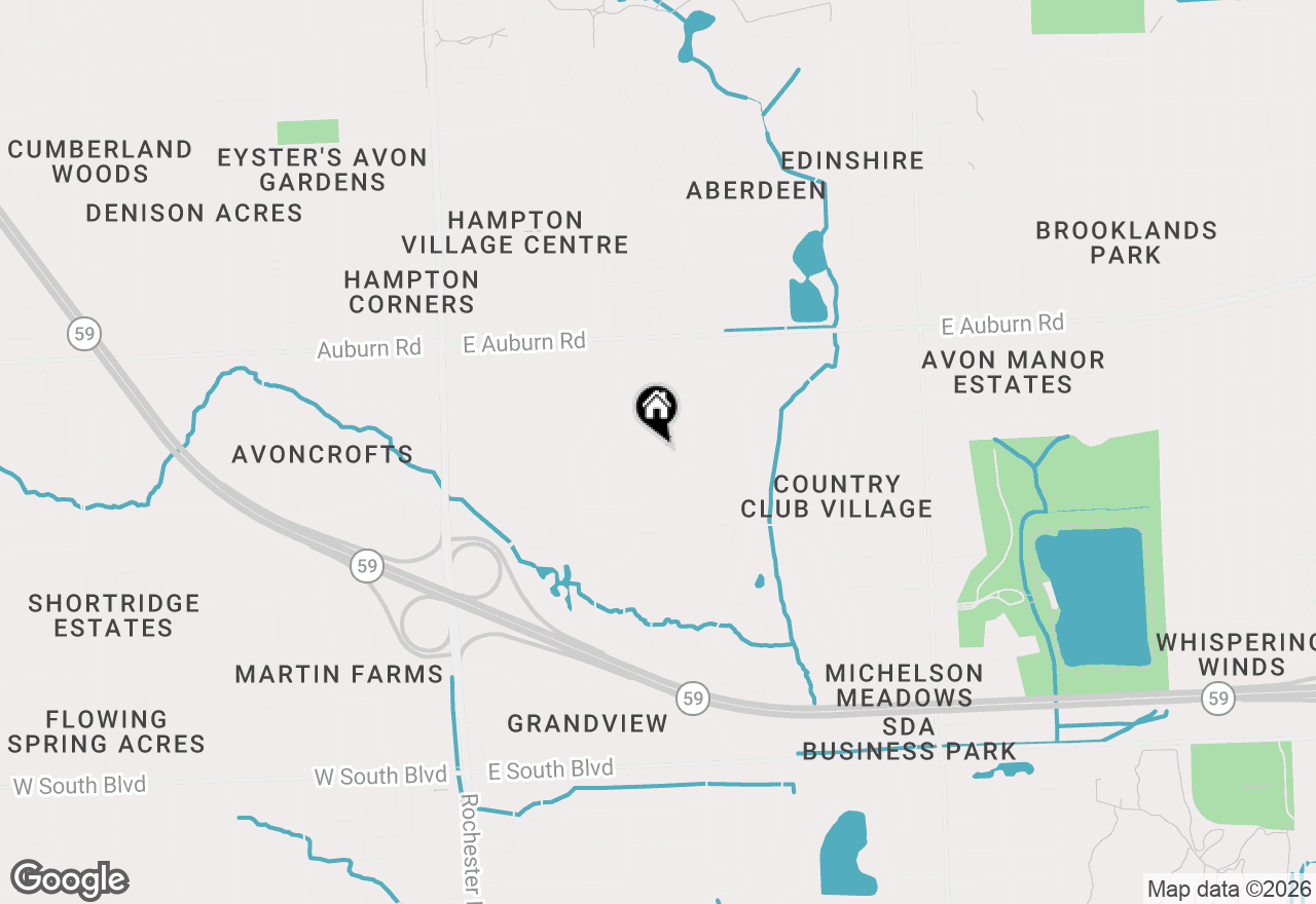 Map of 492 Buttercup Drive, Rochester Hills, MI 48307
