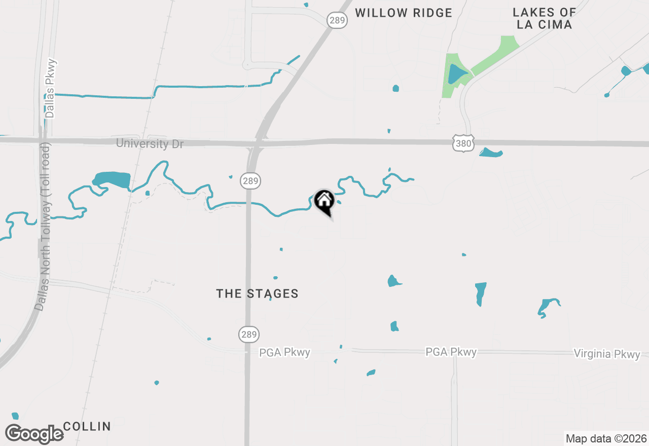 Map of 9780 Hickory Hill Road, Frisco, TX 75035