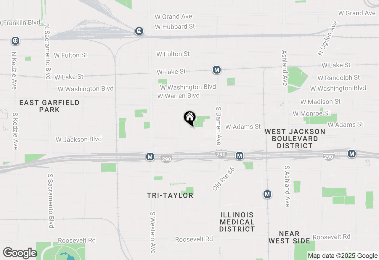 Map of 2147 W Adams Street #1N, Chicago, IL 60612