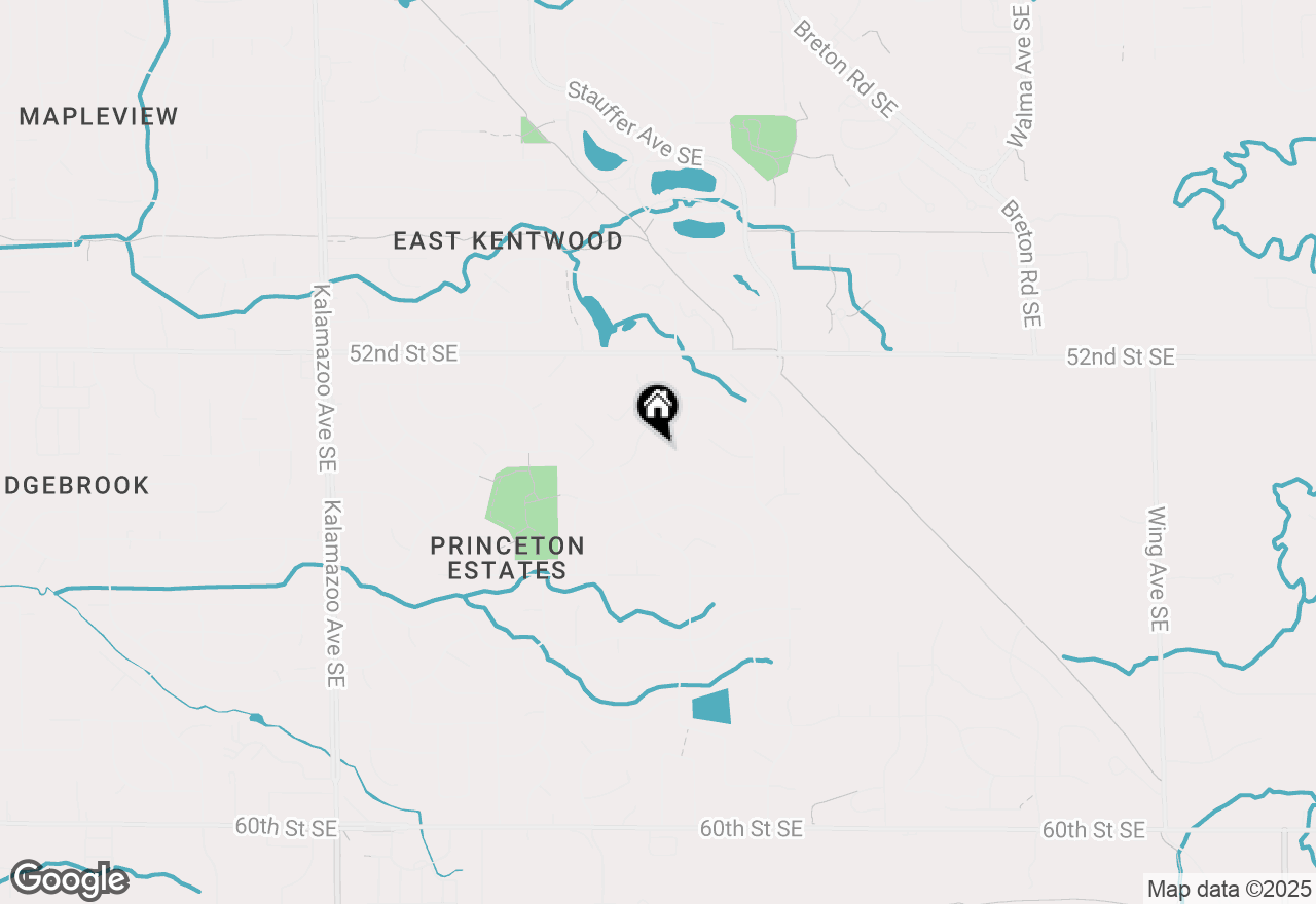 Map of 5391 Ticonderoga Drive Se, Kentwood, MI 49508