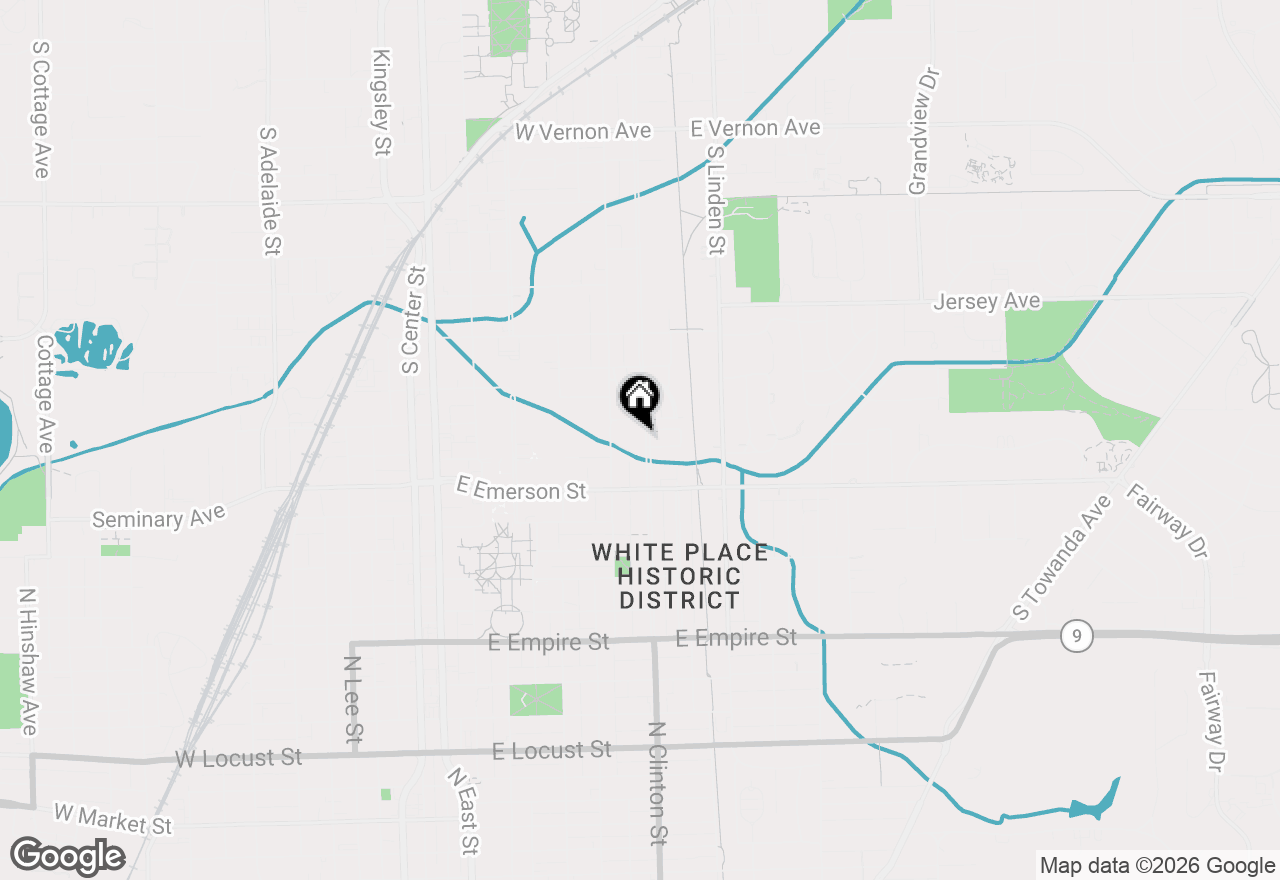 Map of 1522 N Clinton Boulevard, Bloomington, IL 61701