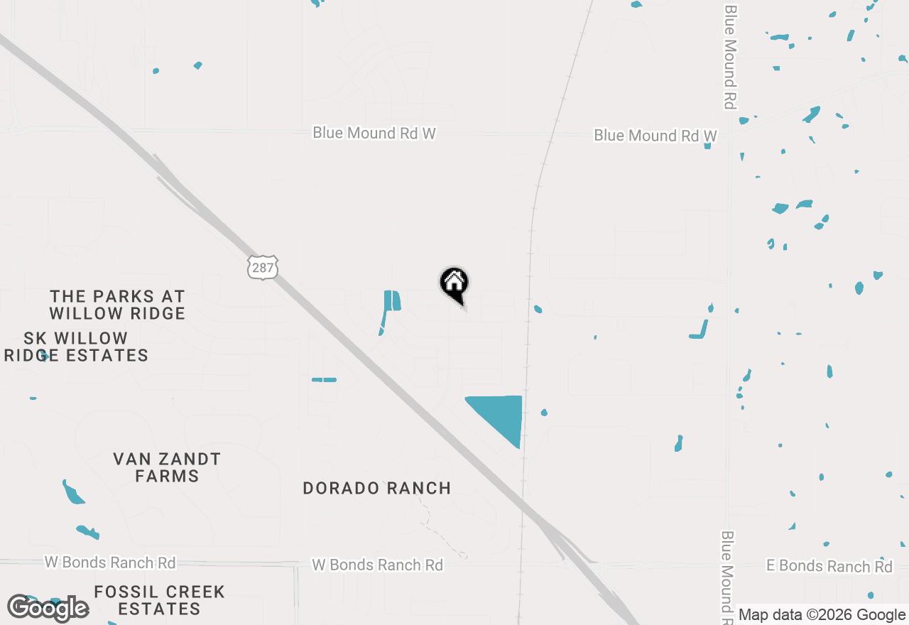 Map of 11512 Harp Lane, Fort Worth, TX 76052