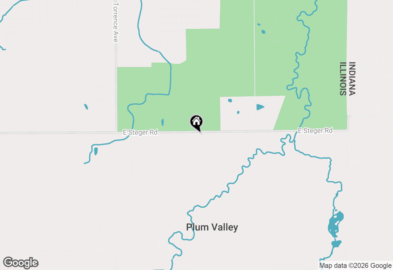 Map of 23115 S Hidden Lake Trail, Crete, IL 60417