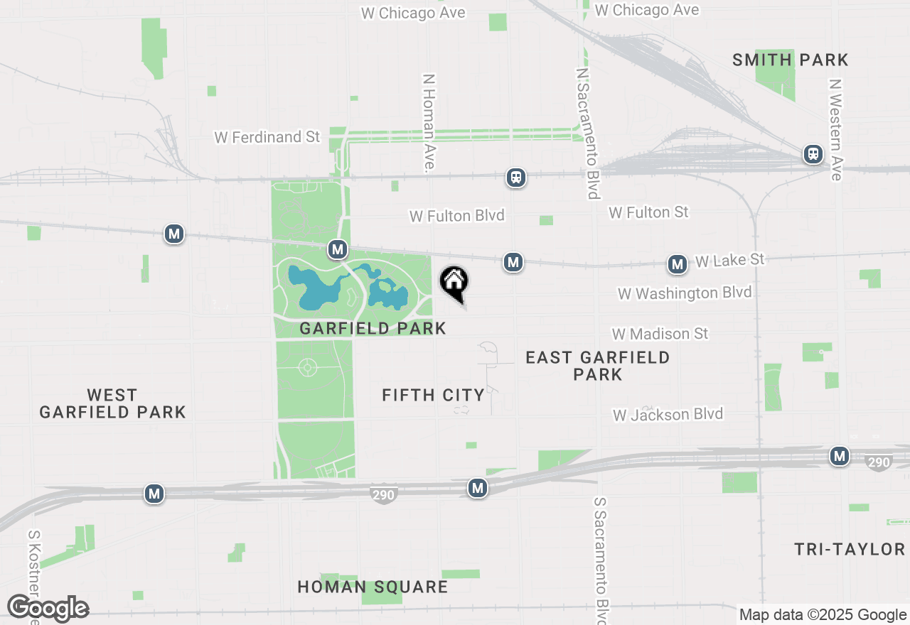 Map of 3328 W Warren Boulevard, Chicago, IL 60624