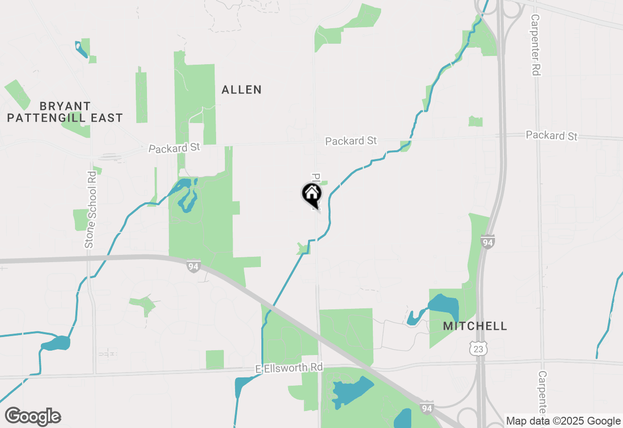Map of 3334 Platt Road, Ann Arbor, MI 48108