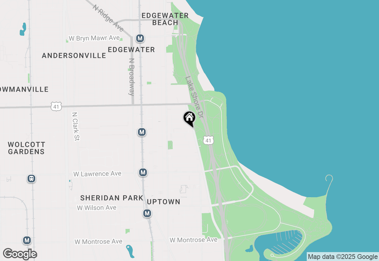 Map of 5000 N Marine Drive #9C, Chicago, IL 60640