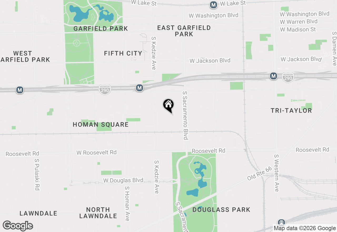 Map of 3107 W Polk Street, Chicago, IL 60612