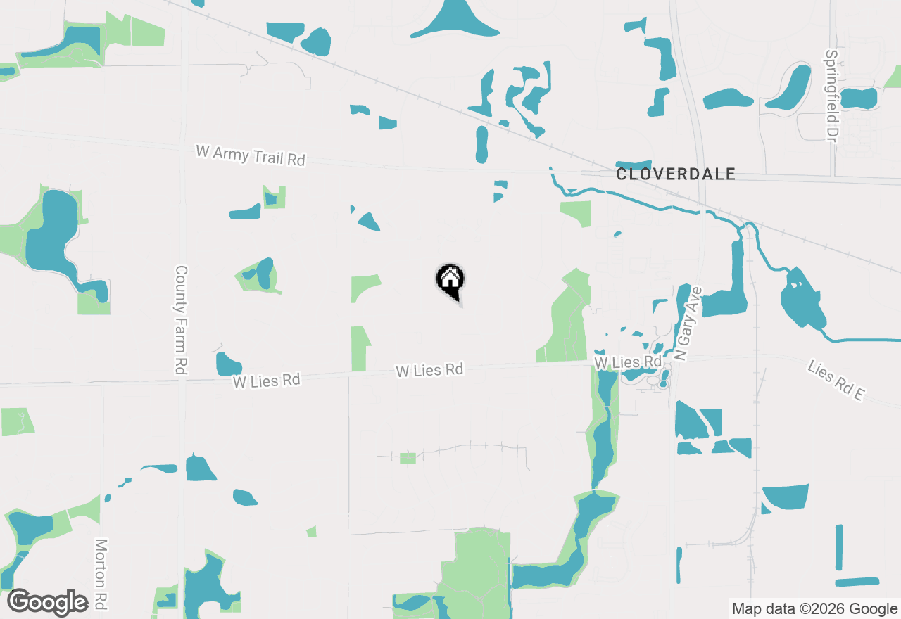 Map of 421 Burke Drive, Carol Stream, IL 60188