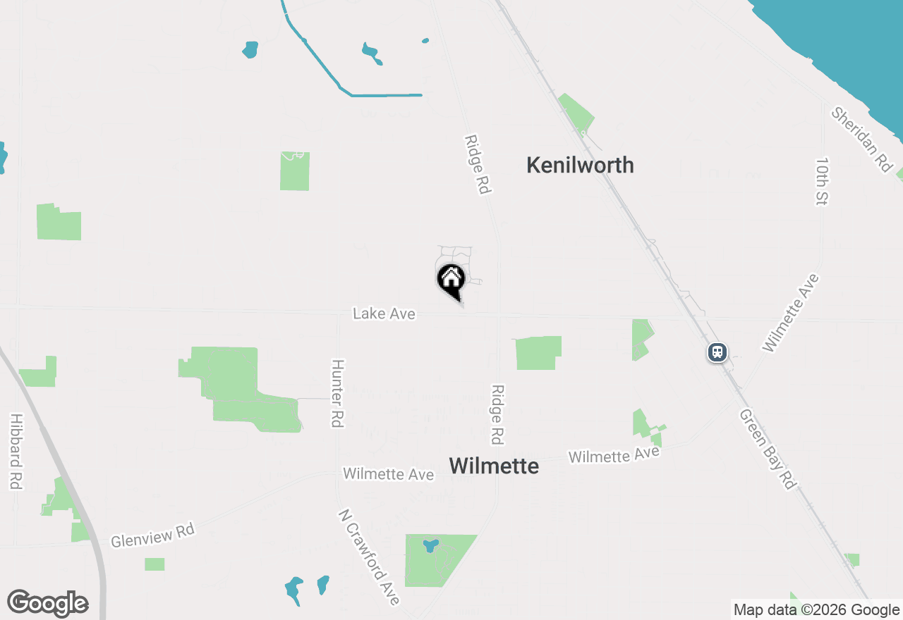 Map of 2006 Lake Avenue, Wilmette, IL 60091
