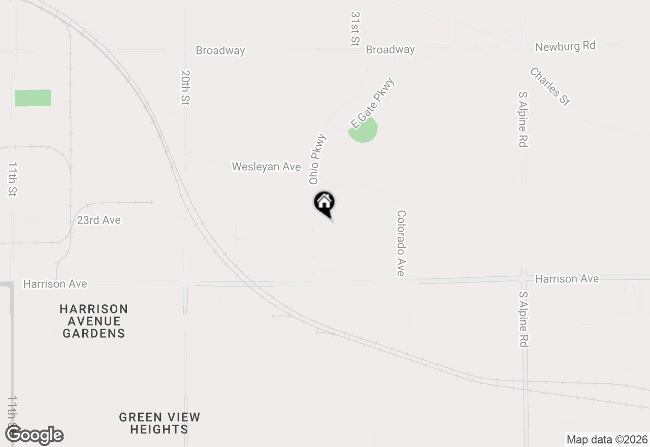 Map of 3251 Dartmouth Drive, Rockford, IL 61108