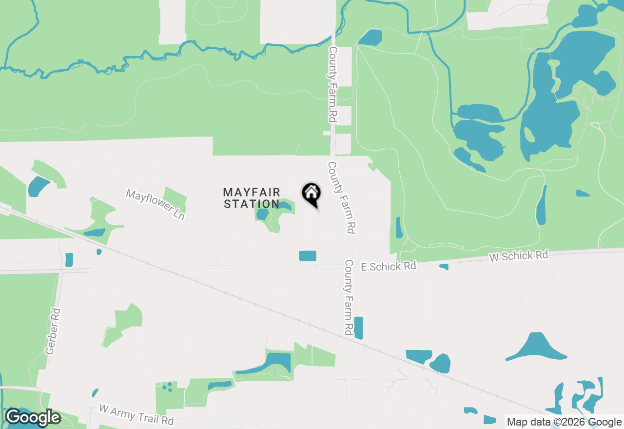 Map of 4595 Zeppelin Drive, Hanover Park, IL 60133