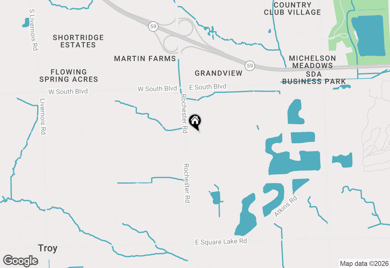 Map of 1191 Alameda Boulevard, Troy, MI 48085