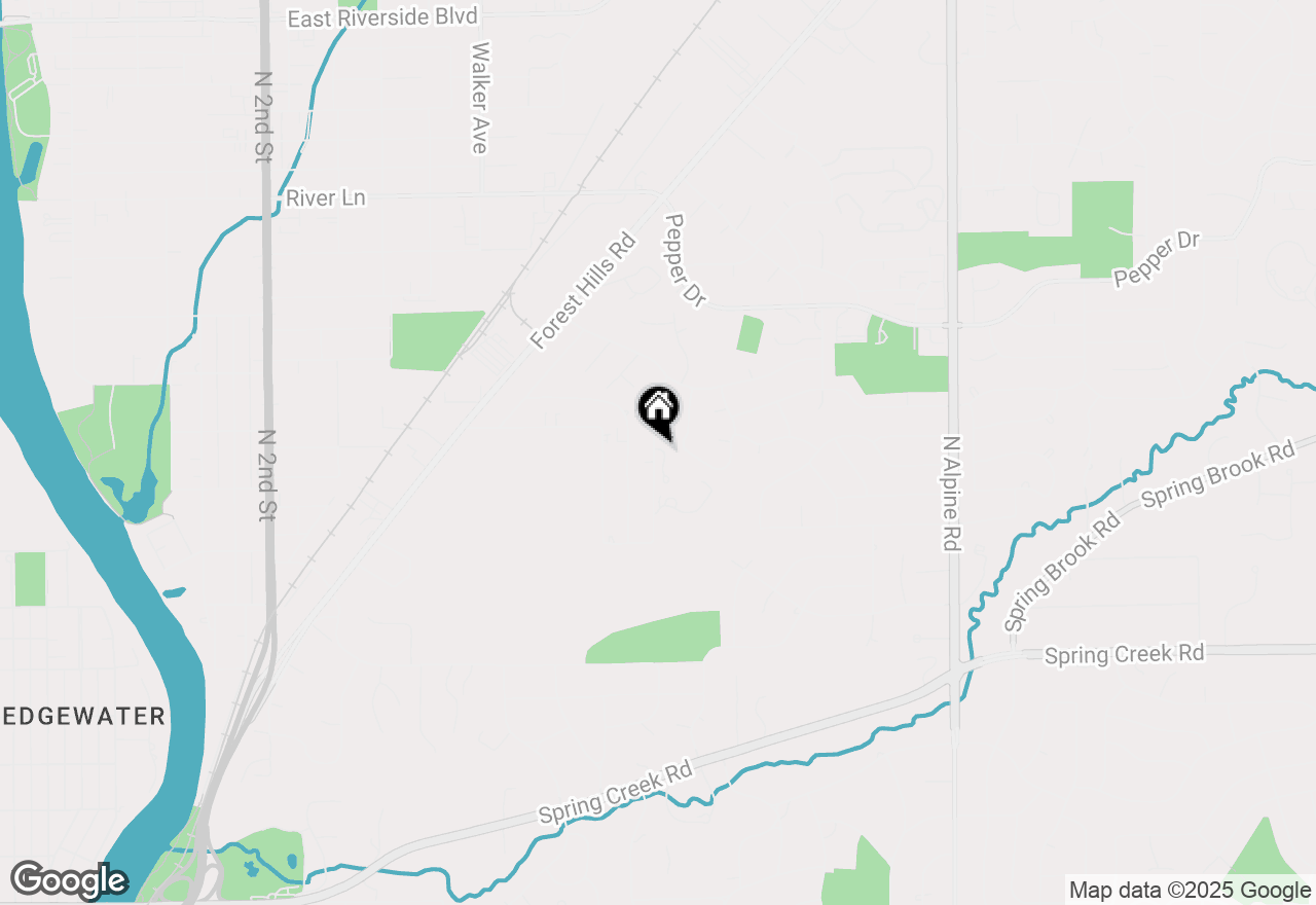 Map of 2929 Sunnyside Drive #168D, Rockford, IL 61114