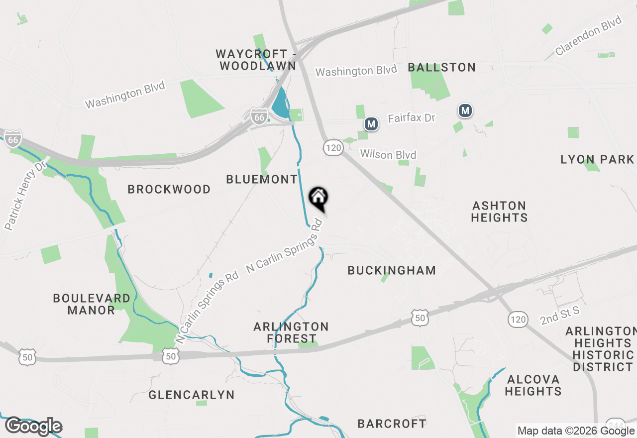 Map of 497 N Abingdon Street, Arlington, VA 22203