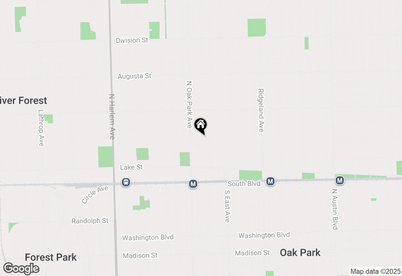 Map of 721 Erie Street #3B, Oak Park, IL 60302