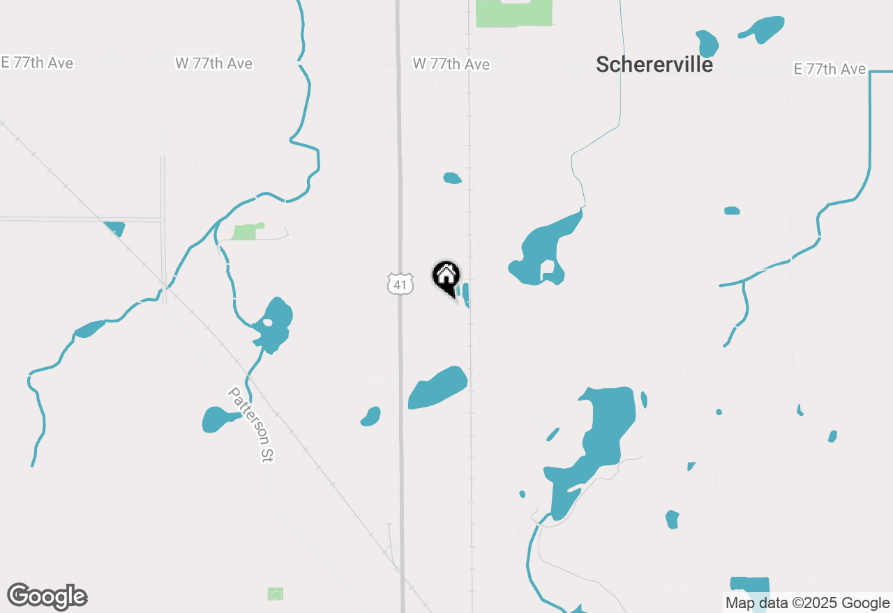 Map of 8333 Dancing Waters, St. John, IN 46373