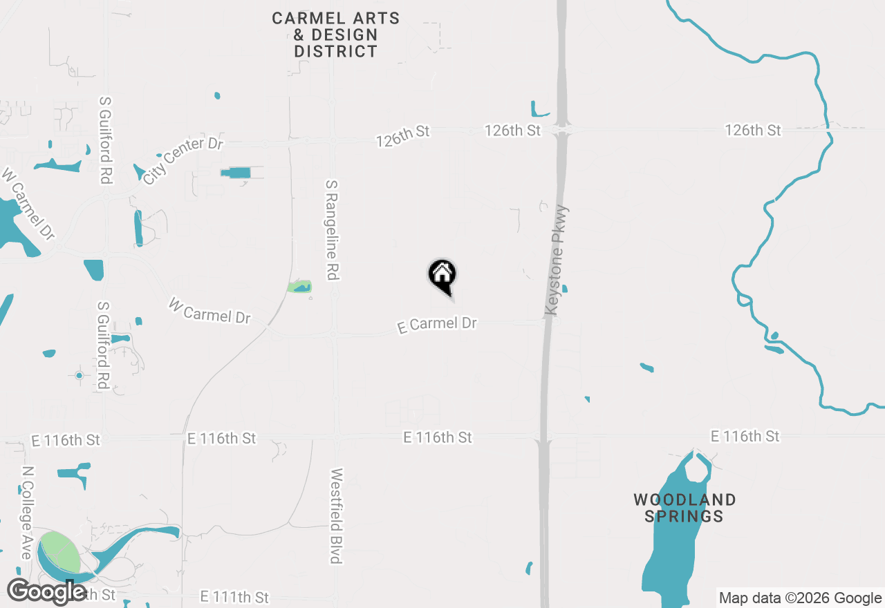 Map of 354 Hunters Lane #C, Carmel, IN 46032