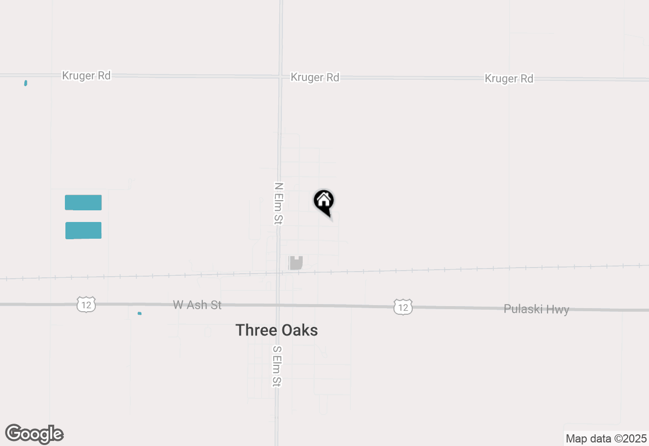 Map of 203 E Beech Street, Three Oaks, MI 49128