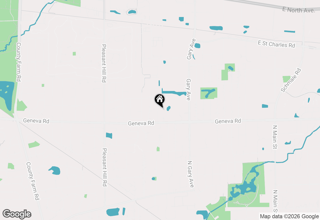 Map of 1N069 Mission Court, Winfield, IL 60190