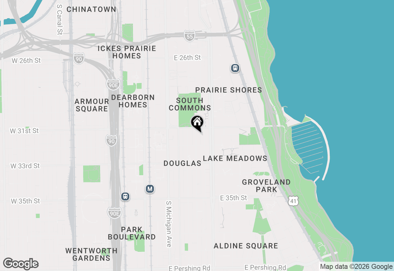 Map of 3125 S Giles Avenue #3125, Chicago, IL 60616