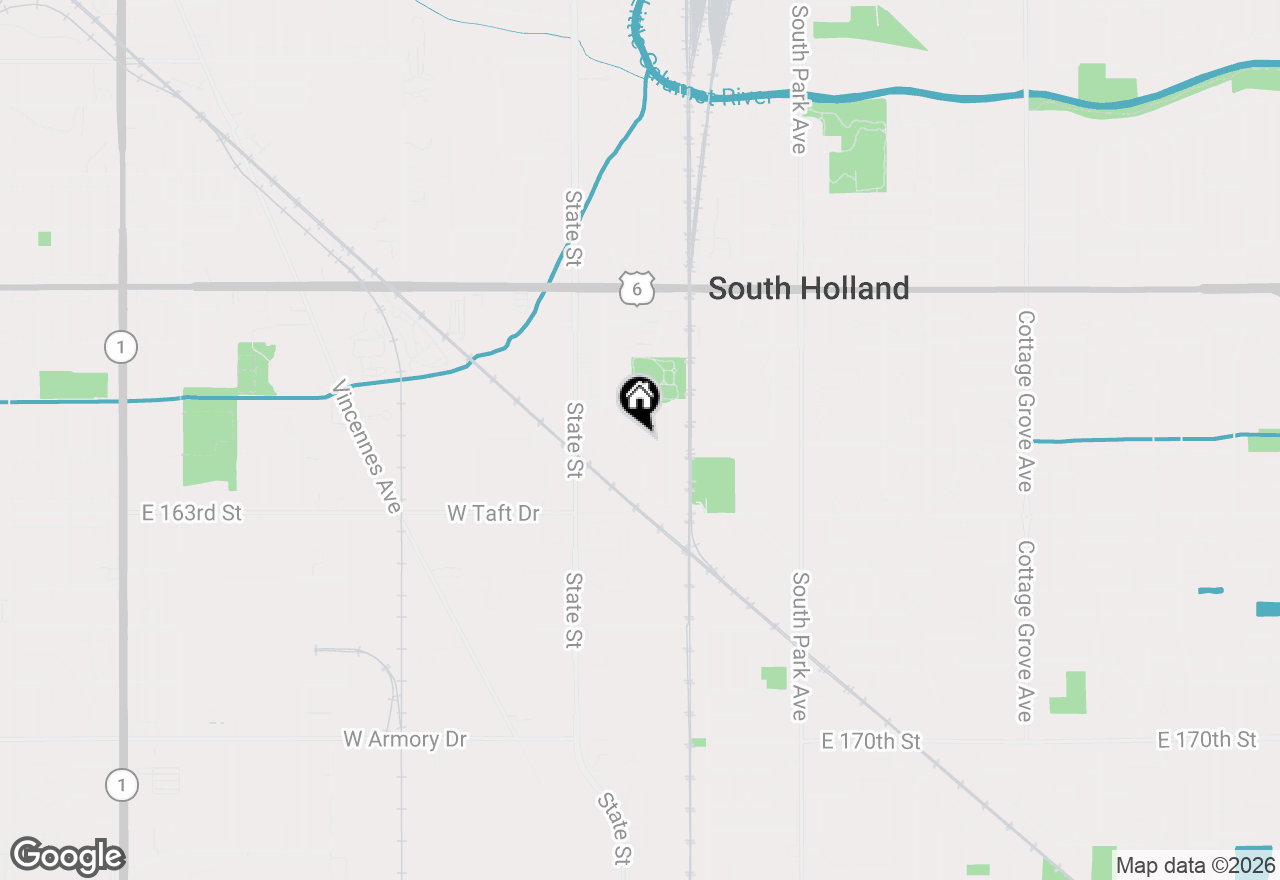 Map of 16440 Michigan Avenue, South Holland, IL 60473