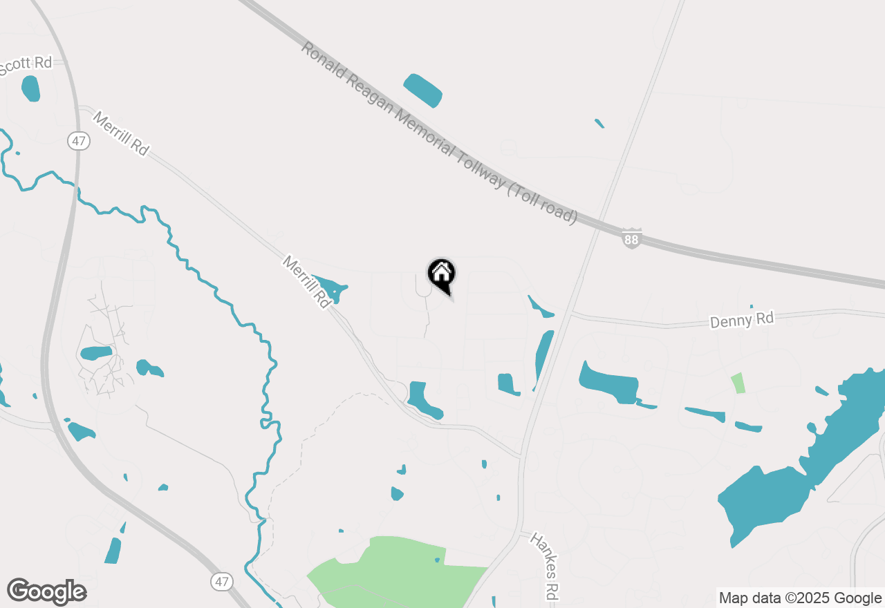 Map of 1075 Redbud Lane, Sugar Grove, IL 60554