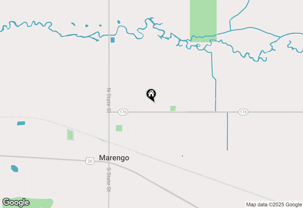 Map of 622 Telegraph Street, Marengo, IL 60152