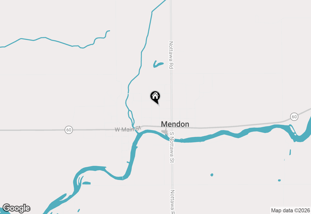 Map of 228 W Jackson Street, Mendon, MI 49072