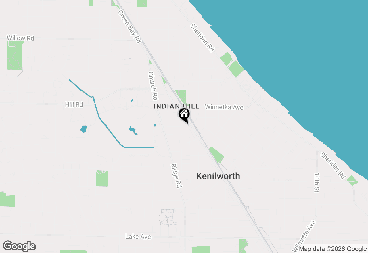 Map of 651 Brier Street, Kenilworth, IL 60043