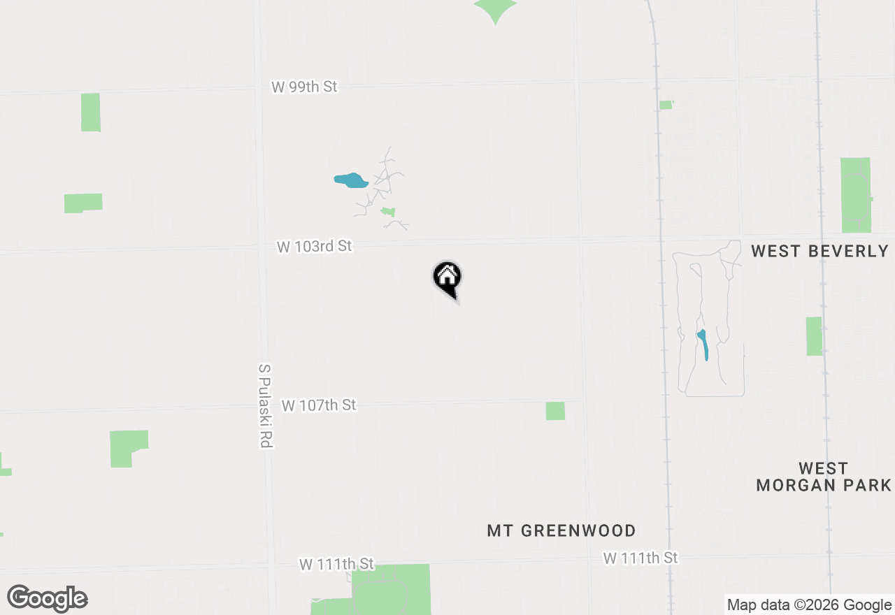 Map of (Address confidential), Chicago, Illinois 60655