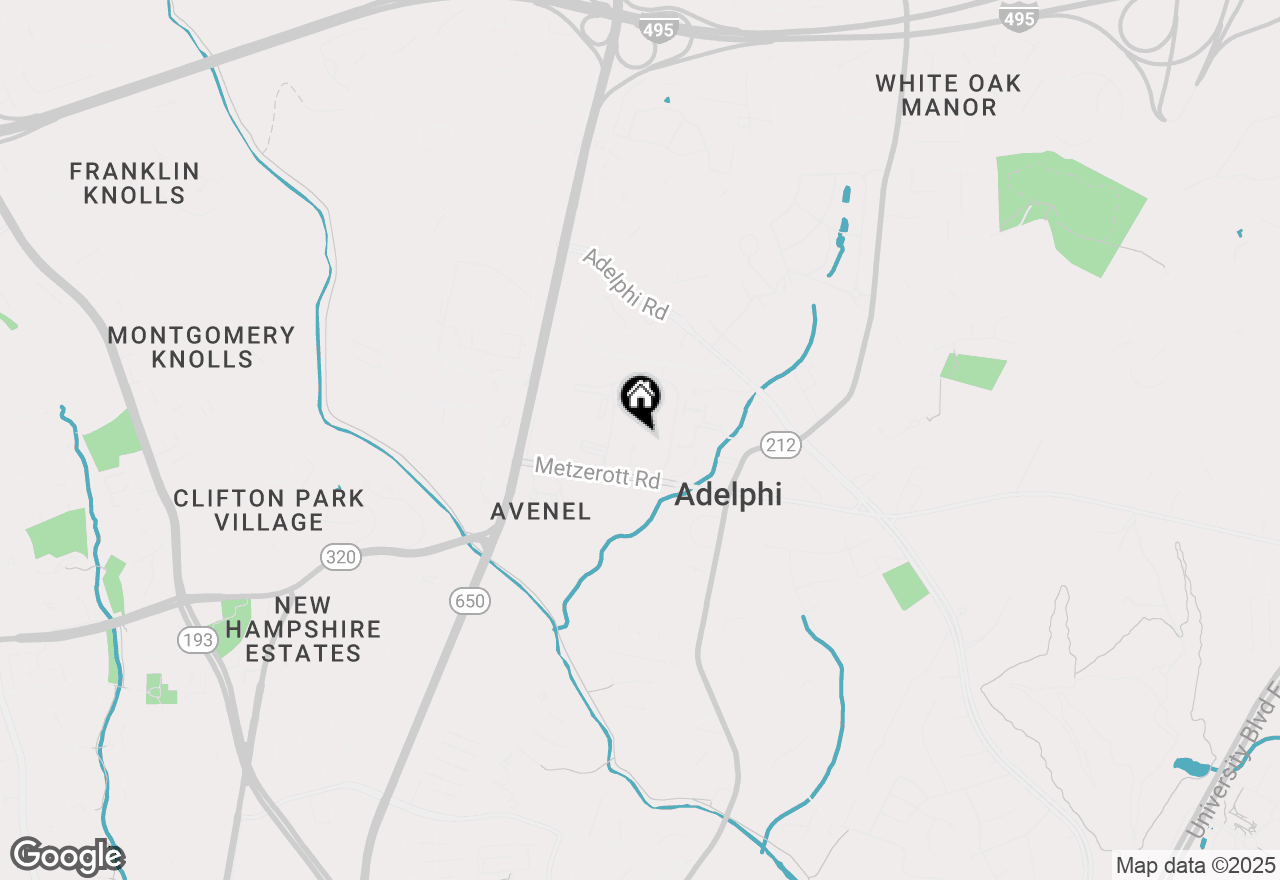 Map of 1836 Metzerott Road #1505, Hyattsville, MD 20783