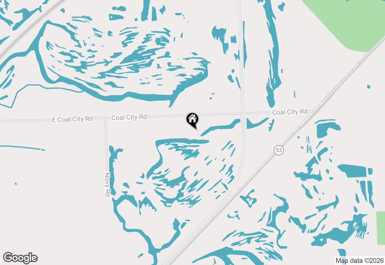 Map of 136 Little Musky Circle, Wilmington, IL 60481