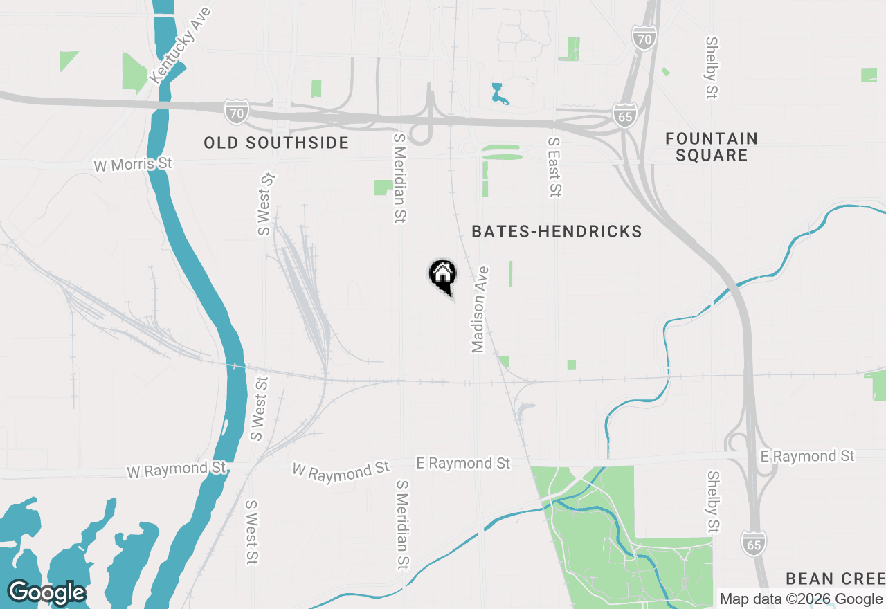 Map of 1654 S Talbott Street, Indianapolis, IN 46225