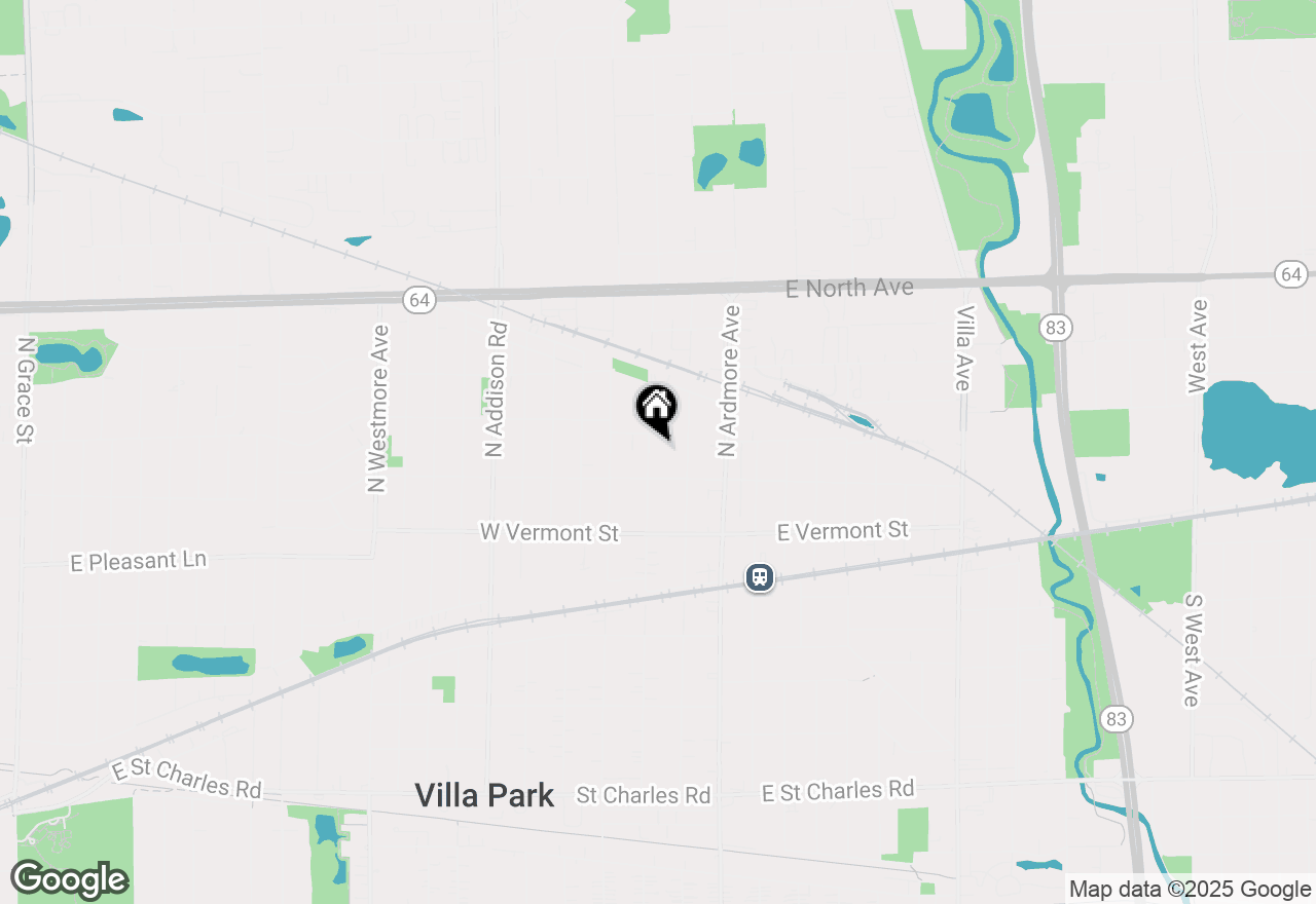 Map of 537 N Yale Avenue, Villa Park, IL 60181