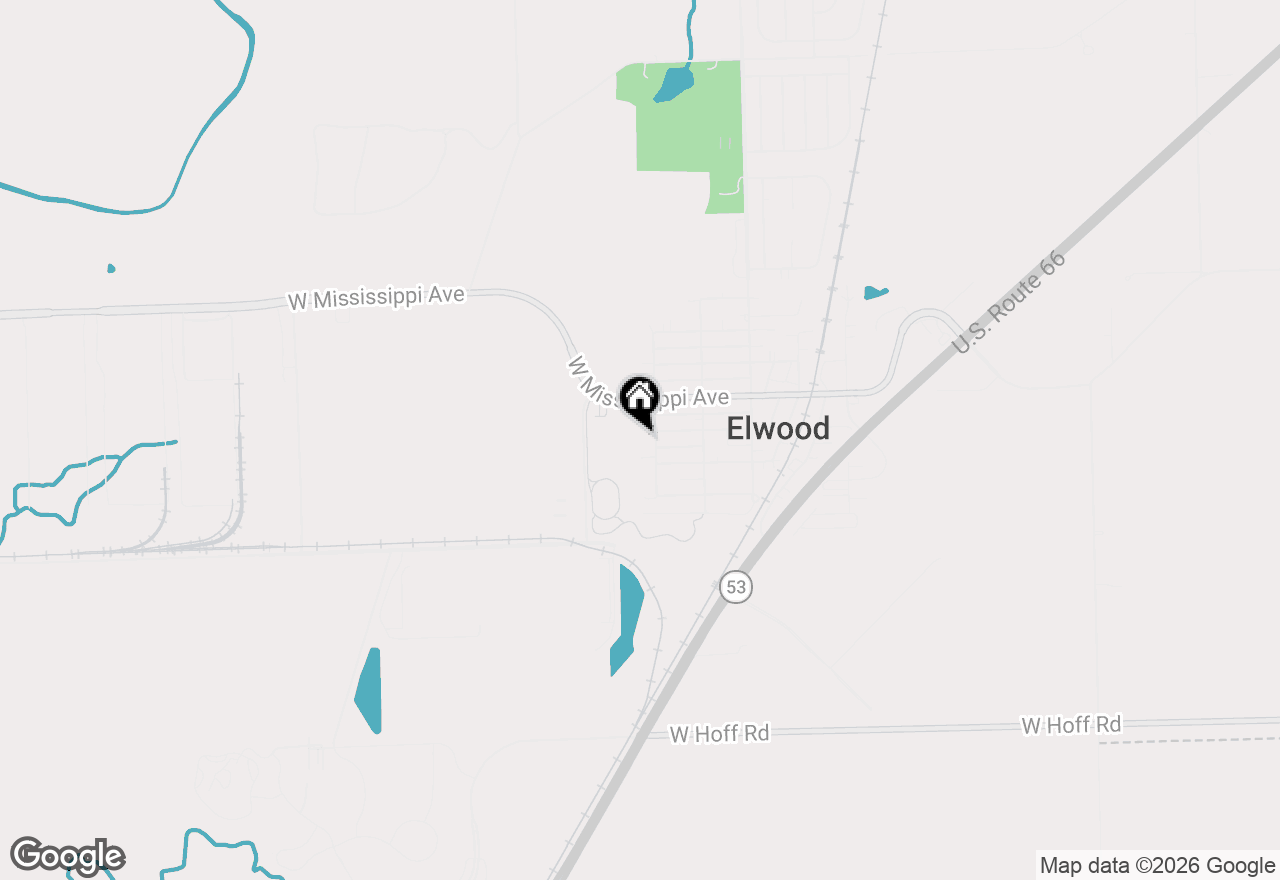 Map of (Address confidential), Elwood, Illinois 60421