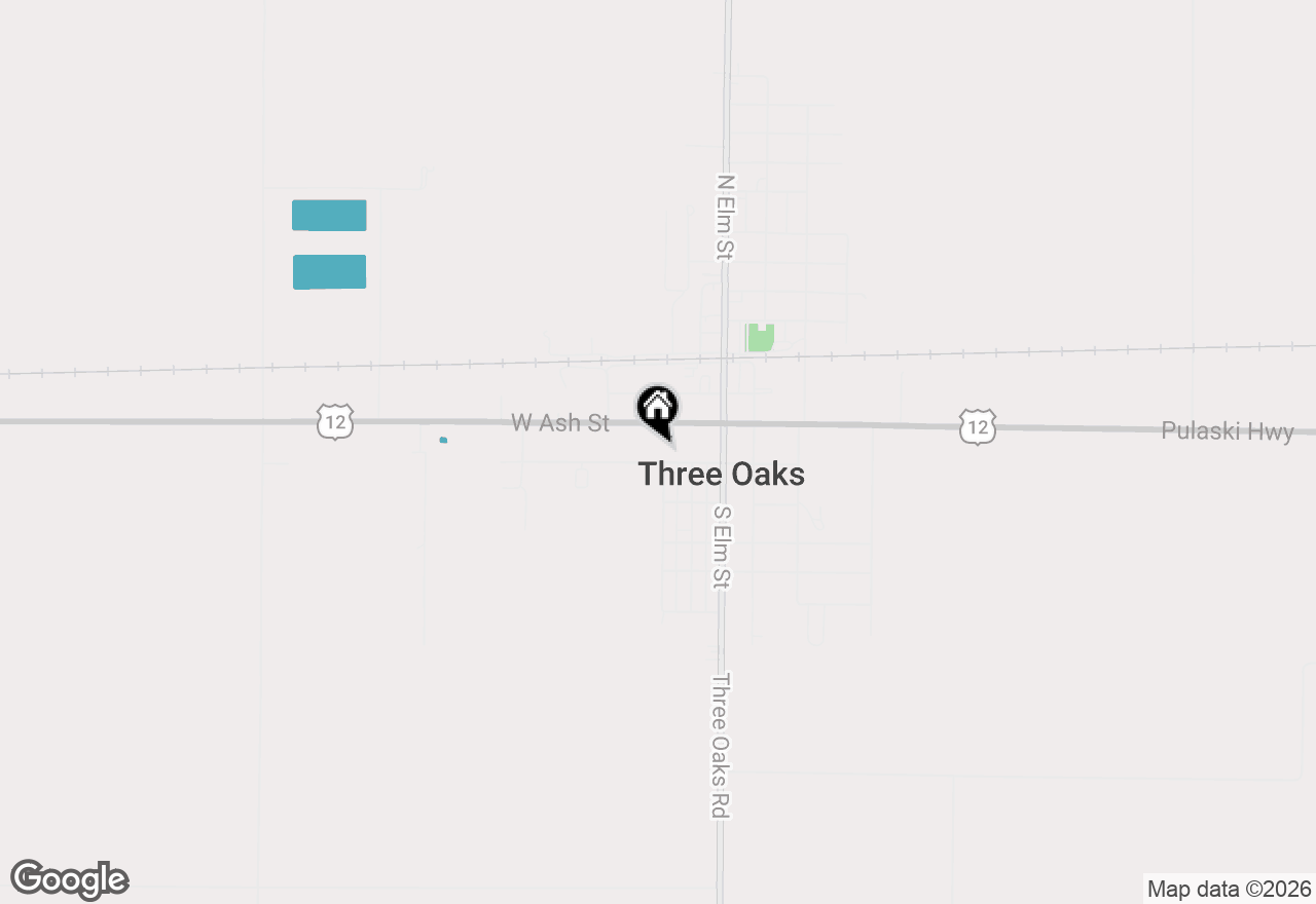 Map of 200 W Locust Street, Three Oaks, MI 49128