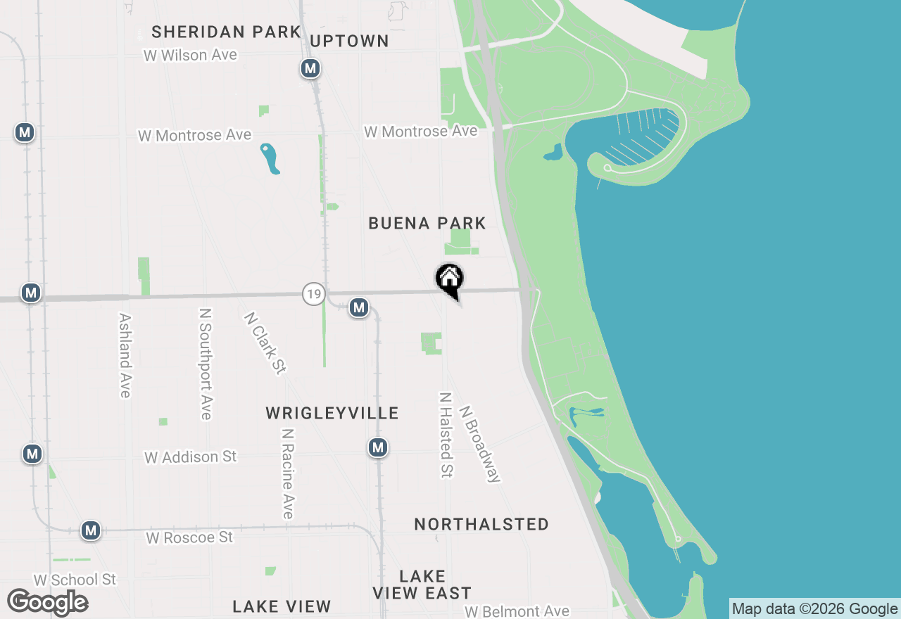 Map of 3933 N Clarendon Avenue #610, Chicago, IL 60613